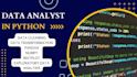 do data analysis in python using pandas numpy
