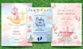 design custom baby shower, gender reveal, birthday , wedding, party invitation