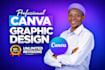 design, edit or recreate canva templates and graphics in 24 hours