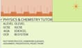 be your physics, chemistry and biology tutor