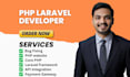 be your full stack developer, PHP laravel developer, react node js web de