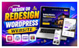 design, redesign, revamp, clone responsive wordpress website with elementor pro