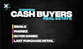 provide active verified real estate cash buyer leads with skip tracing