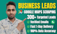 do google maps scraping, email scraping and b2b lead generation