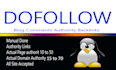 create manually dofollow high quality backlinks