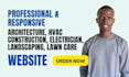 design construction, roofing architecture electrician, landscaping hvac website