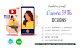 create any design using canva pro
