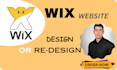built wix website, redesign wix website professionally