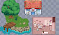 retro, pokemon, 16bit pixel art