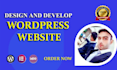 develop modern and responsive wordpress website, stunning wordpress website
