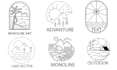 do minimalist monoline logo design for branding