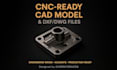 create cad models and dxf dwg files for cnc, laser and cutting