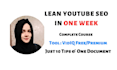 provide 1 week youtube seo course yt consultancy