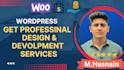 design and develop a professional wordpress, a ecommerce website