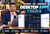 develop fix or complete your ai desktop app for windows and mac