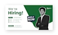 design editable linkedin job board, vacancy ads template