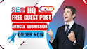 do article submission with publish free guest post backlinks