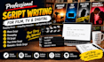 write movie script true crime script romantic erotic script screenplay tv script