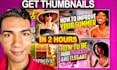do a boosting views youtube thumbnail for the feminine niche