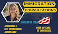 provide a written US immigration consult