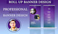 design awesome backdrop, x stand, roll up banners
