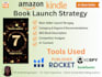 create a launch or marketing strategy for your book for amazon