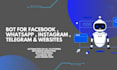 create chatbot for social media and website