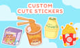 draw cute stickers and merch