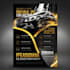 design premium auto detailing flyer with package plan