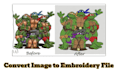 convert image to embroidery design within a few hours