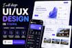 design UI UX for web and mobile apps