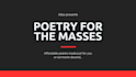write a personalized poem for you