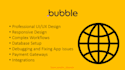 develop your bubble io web app, bubble app, bubble website
