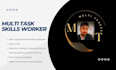 do web designing, templates, restaurant menu vouchers making and data entry