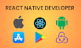 develop react native cross platform, mobile app development