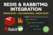 integrate redis and rabbitmq messaging in your java spring boot application