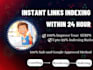 instant index your website links on google within 24 hours
