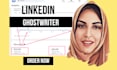 write professional linkedin posts and articles ghostwriting