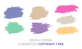 design copyright free vector brush stroke