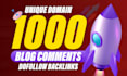 create 1000 blog comments with dofollow SEO backlinks