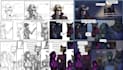 draw comic book based on your script