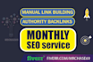 do monthly seo with dofollow backlinks top ranking
