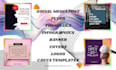 social media posts and canva templates