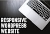 design or develop a responsive wordpress website