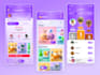 design a stunning UI with glassmorphism or liquid glass style