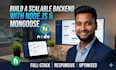 build a scalable backend with node js and mongoose