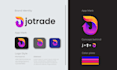do modern minimalist 3d gradient software app saas website logo design redesign
