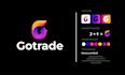 do modern saas software gradient tech startup app website timeless logo design