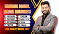 be handling professional social media manager, monthly management