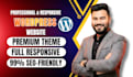 create a custom, fast, and seo responsive wordpress website all business